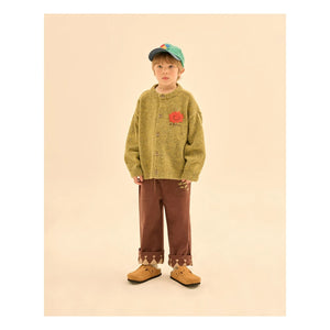 Jelly Mallow - Fröhliche Strickjacke | Olivgrün