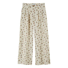 Emile et Ida - Bedruckte Hose | Creme