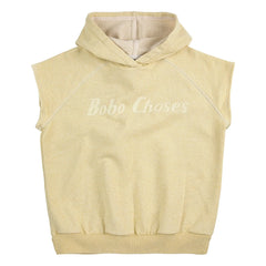 Bobo Choses - Bobo Choses Ärmelloses Kapuzen-Sweatshirt aus Bio-Baumwolle | Gelb
