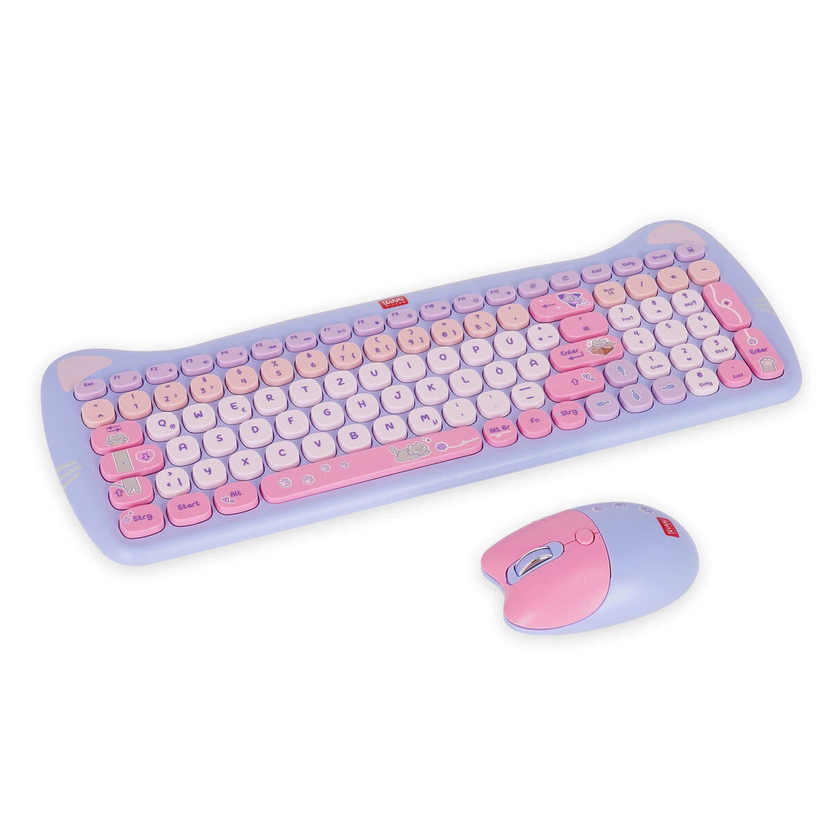 Legami - Kabelloses Maus- und Tastatur-Set - Meow