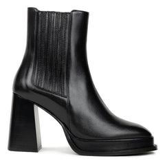 Bobbies - Deva Stiefel Lammleder | Schwarz