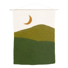 Muskhane - Gece Filz-Wanddeko | Olive