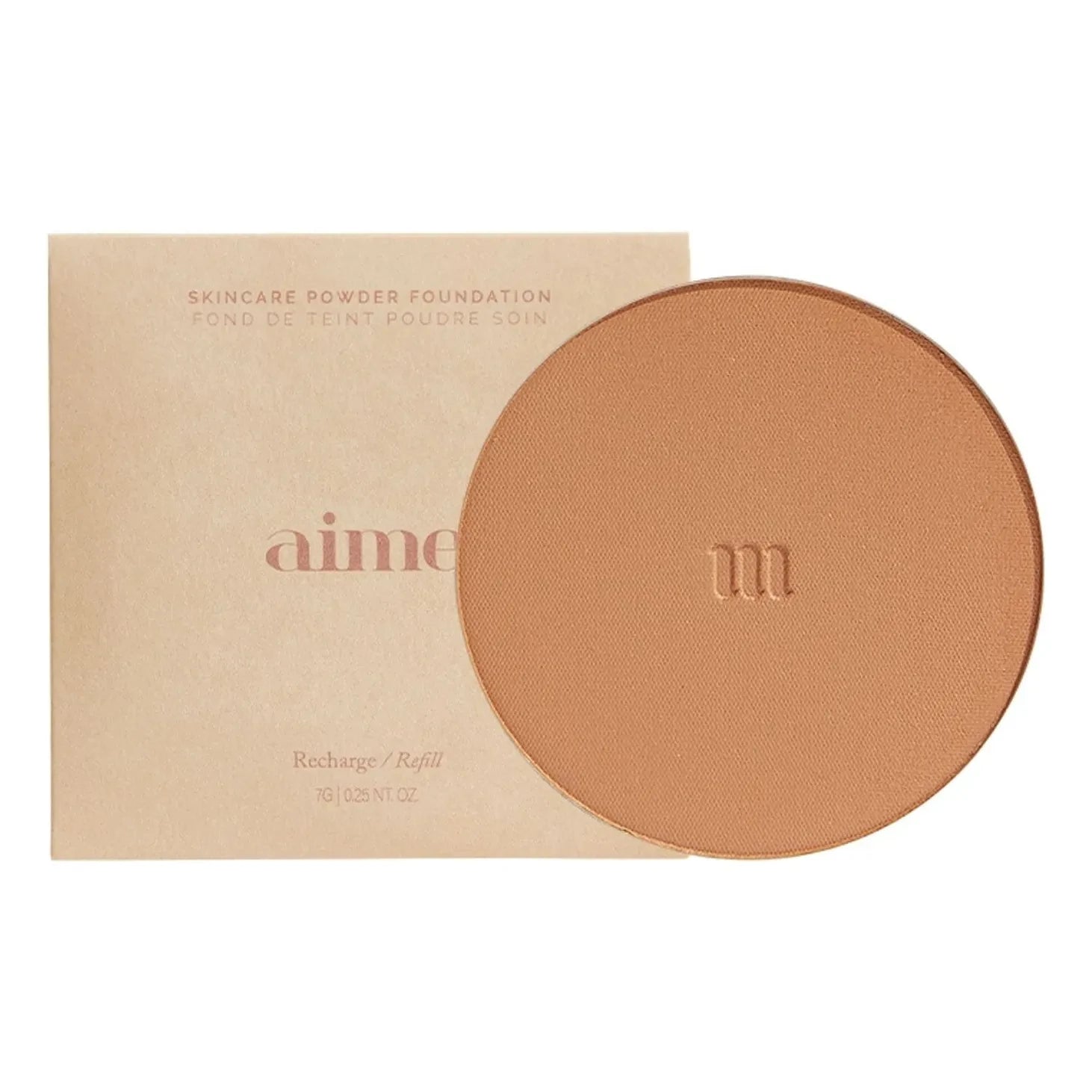 AIME - Puder Foundation SPF+30 Nachfüllpackung - 7g | Dunkel