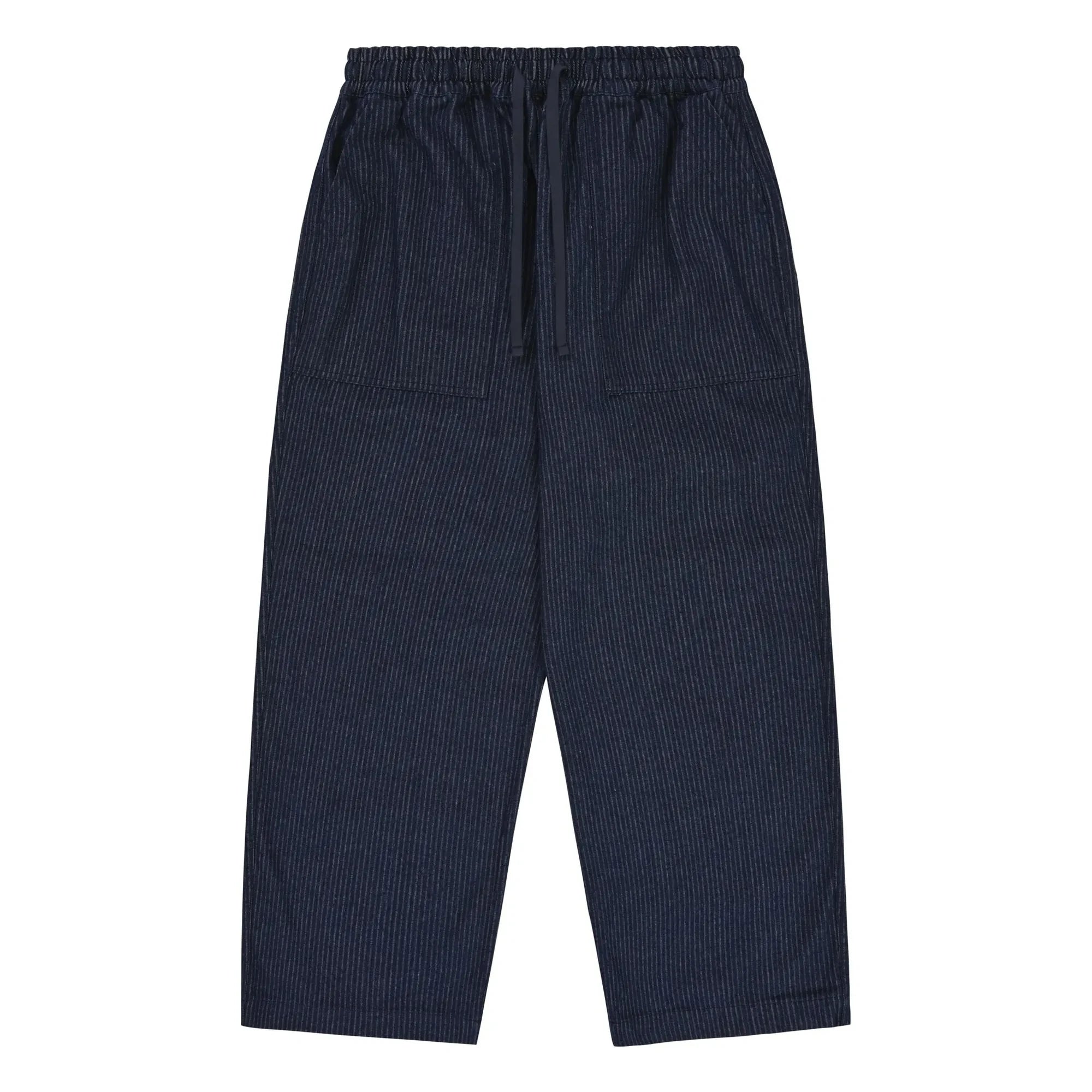Kappy – Ermüdete Denim-Streifenhose | Indigo