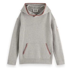 Scotch & Soda - Besticktes Sweat Mesh | Grau