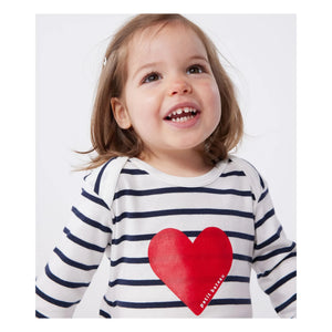 Petit Bateau - Berlin Bio-Baumwoll-Pyjama | Ecru