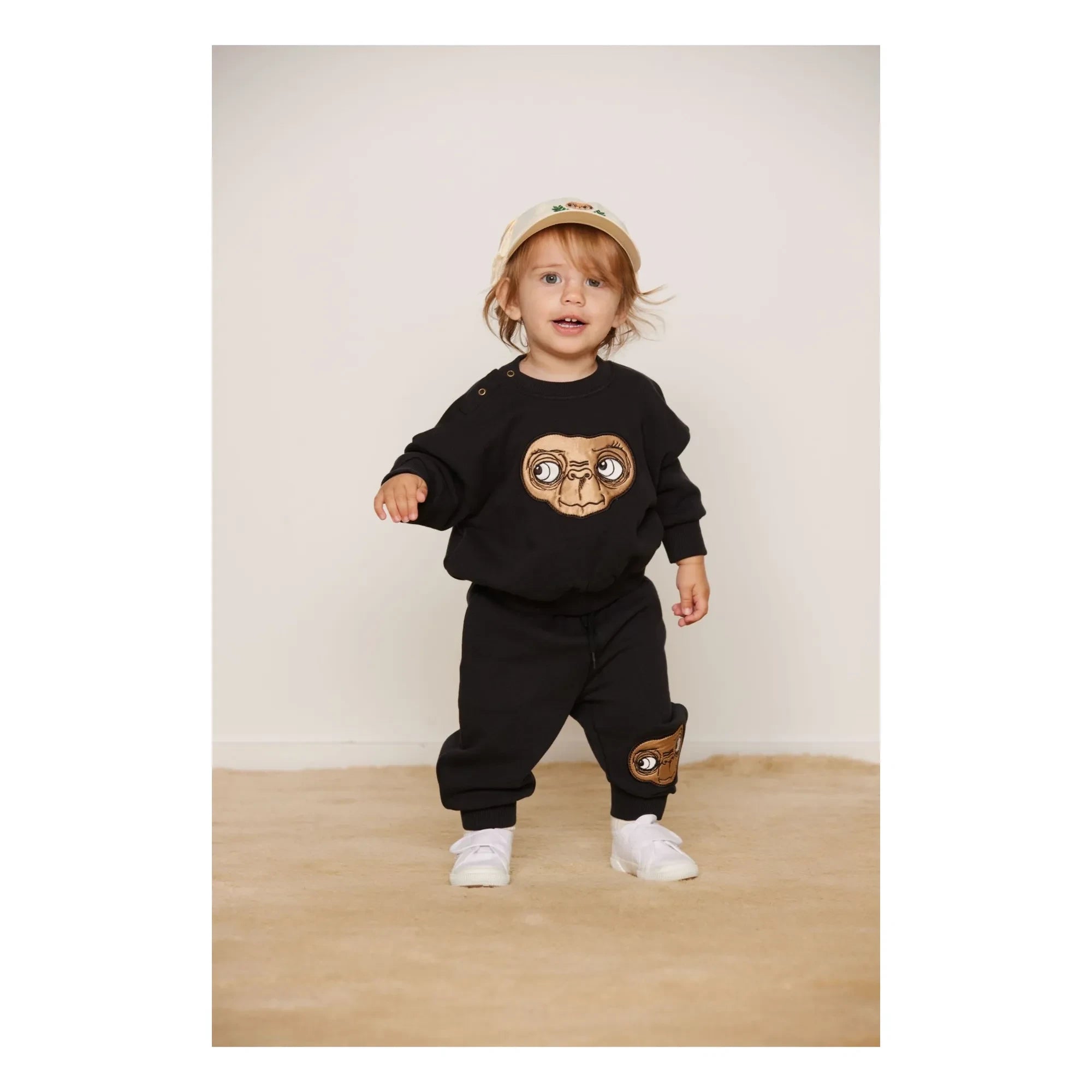 Mini Rodini - Jogger E.T. Bio-Baumwolle | Schwarz