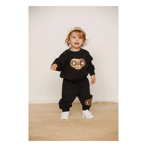 Mini Rodini - Jogger E.T. Bio-Baumwolle | Schwarz