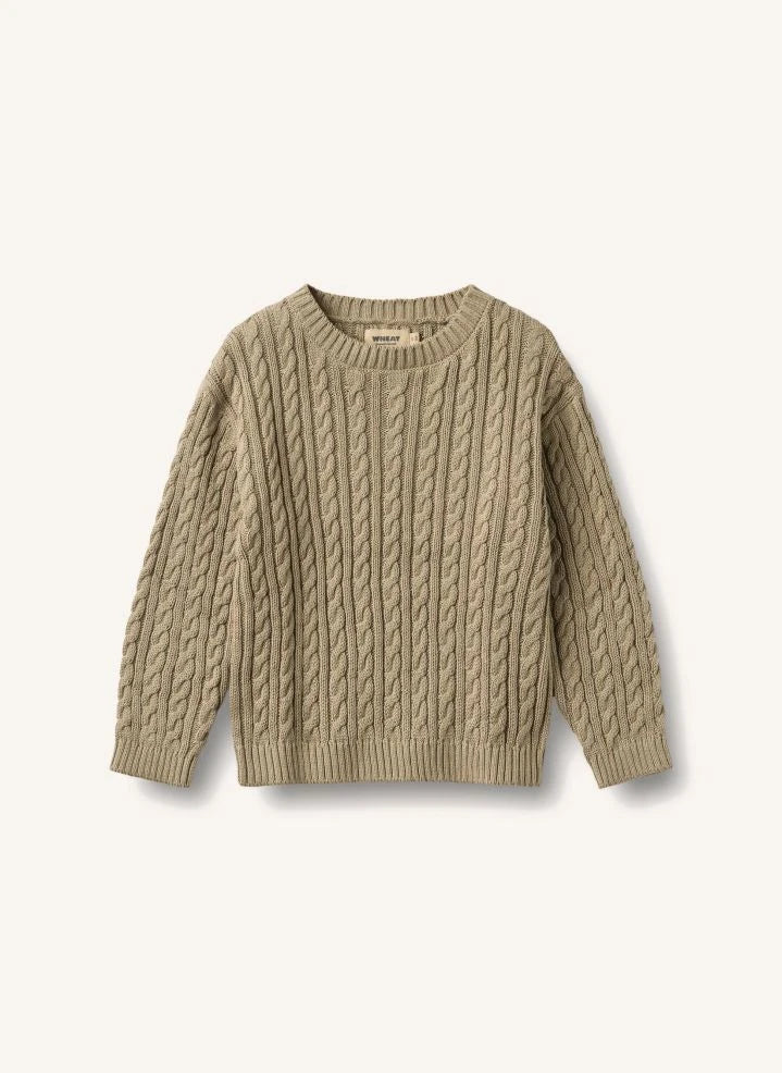 Wheat - Oliver Bio-Baumwollpullover | Beige