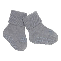 GOBABYGO – Rutschfeste Socken aus Merinowolle | Grau