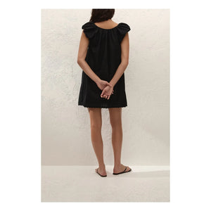 Faithfull the Brand – Clementina Baumwollkleid | Schwarz