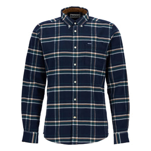 Barbour - Ronan Karo-Hemd | Petrolblau