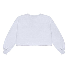 the new society - Zoé Kurzer Pullover | Melange-Grau