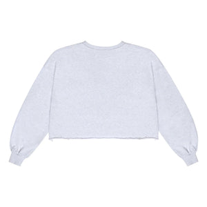 the new society - Zoé Kurzer Pullover | Melange-Grau