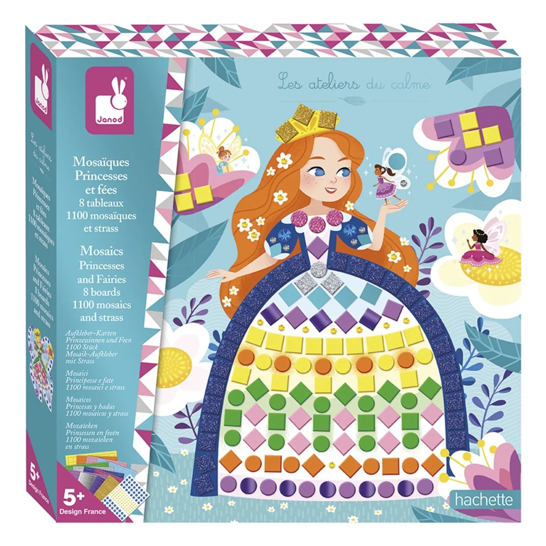 Janod - Prinzessin-Mosaike - Janod x Hachette