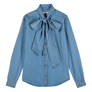 Maria de la Orden - Fairy Denim Bluz | Açık Mavi