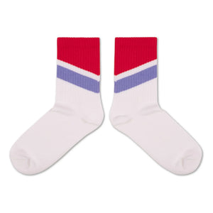 Repose AMS - Gestreifte Socken | Weiß