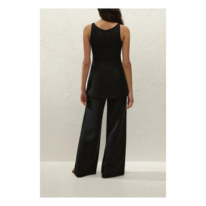 Faithfull the Brand - Syna Leinenhose | Schwarz