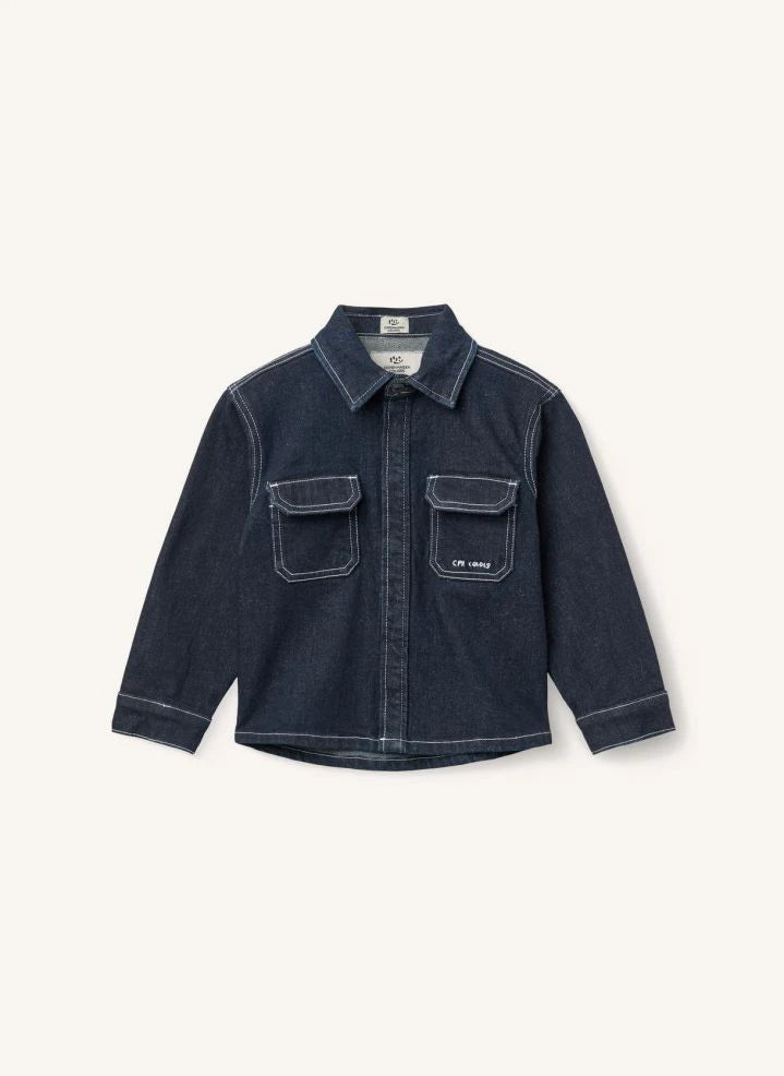 Copenhagen Colors - Denimhemd aus Bio-Baumwolle | Dunkelblau