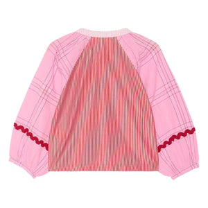 SISSEL EDELBO - Gestreifte Twixie Bluse - Kinderkollektion | Rosa