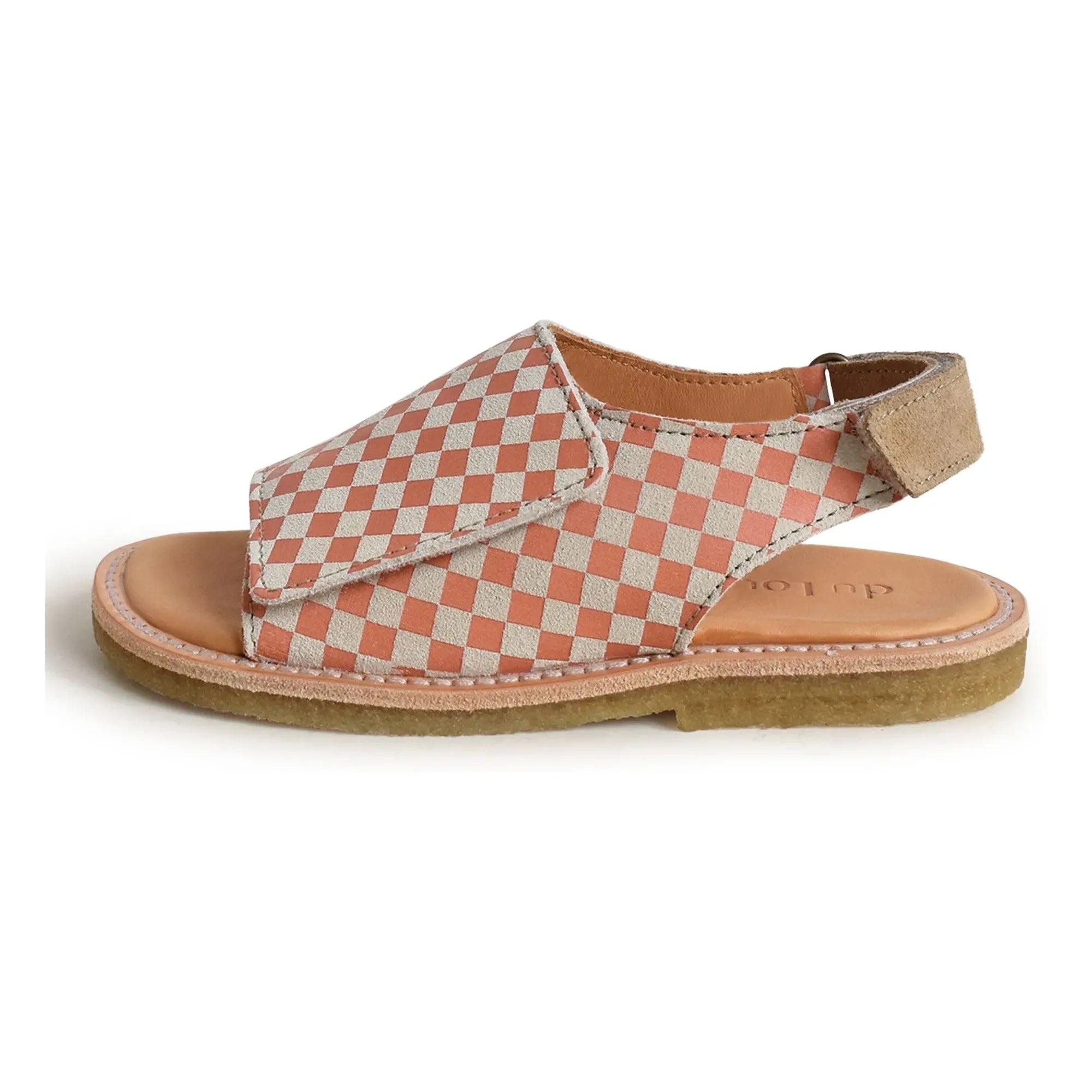 du Loua - Du Veda Geflieste Sandalen | Koralle