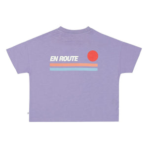 Jenest - Oversize T-Shirt Ben En Route Bio-Baumwolle | Lila