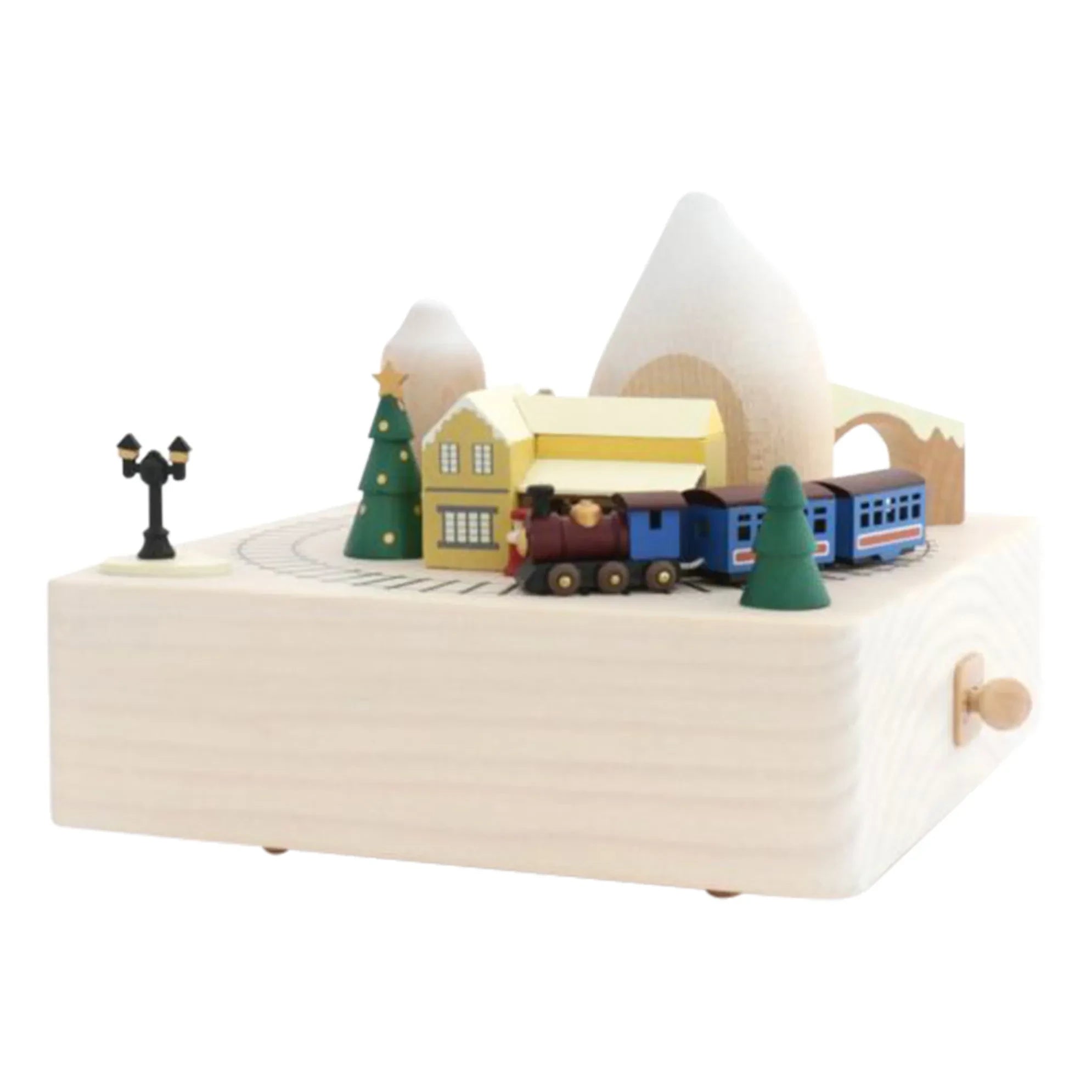 Wooderful life - Winterzug Holz-Spieluhr