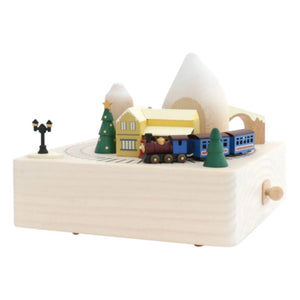 Wooderful life - Winterzug Holz-Spieluhr