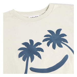 Molo - Rame Palm Smile T-Shirt | Ecru