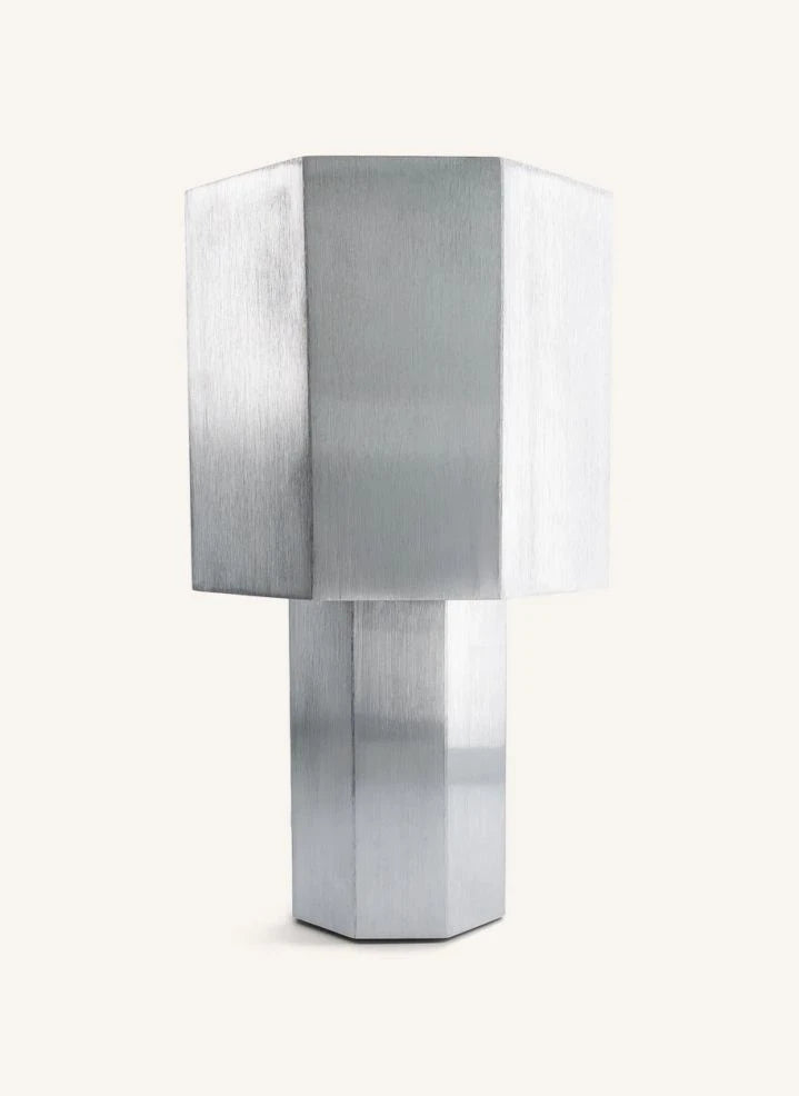 The Socialite Family - Pompon Tischlampe | Silber