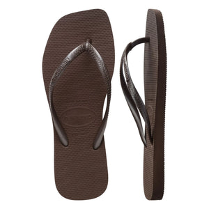 Havaianas - Slim Kare Zehentrenner | Chocolate