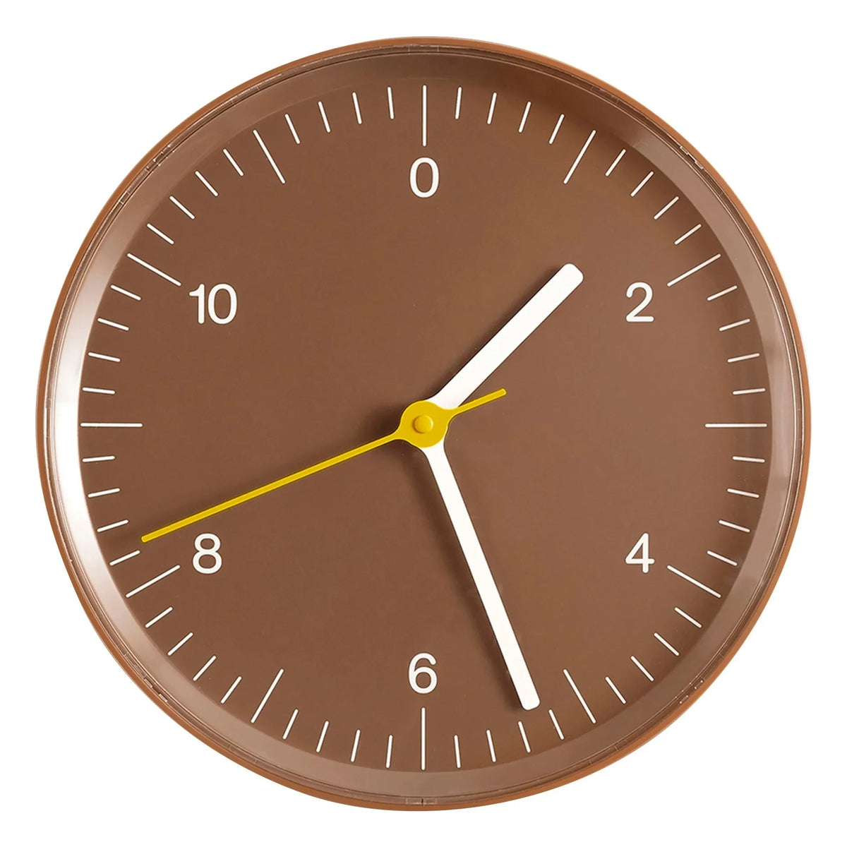 Hallo - Wanduhr, Japser Morrison | Braun