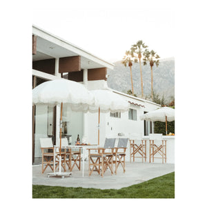 Business & Pleasure Co. – Sonnenschirmfuß-Rollen – 4er-Set | Weiß