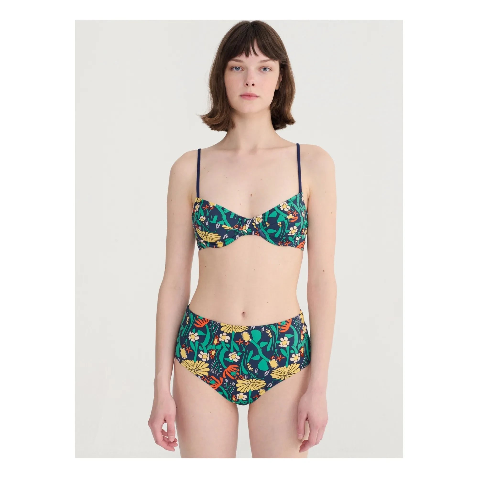 Bobo Choses - Bunter Herbalist Bikini Slip | Grün