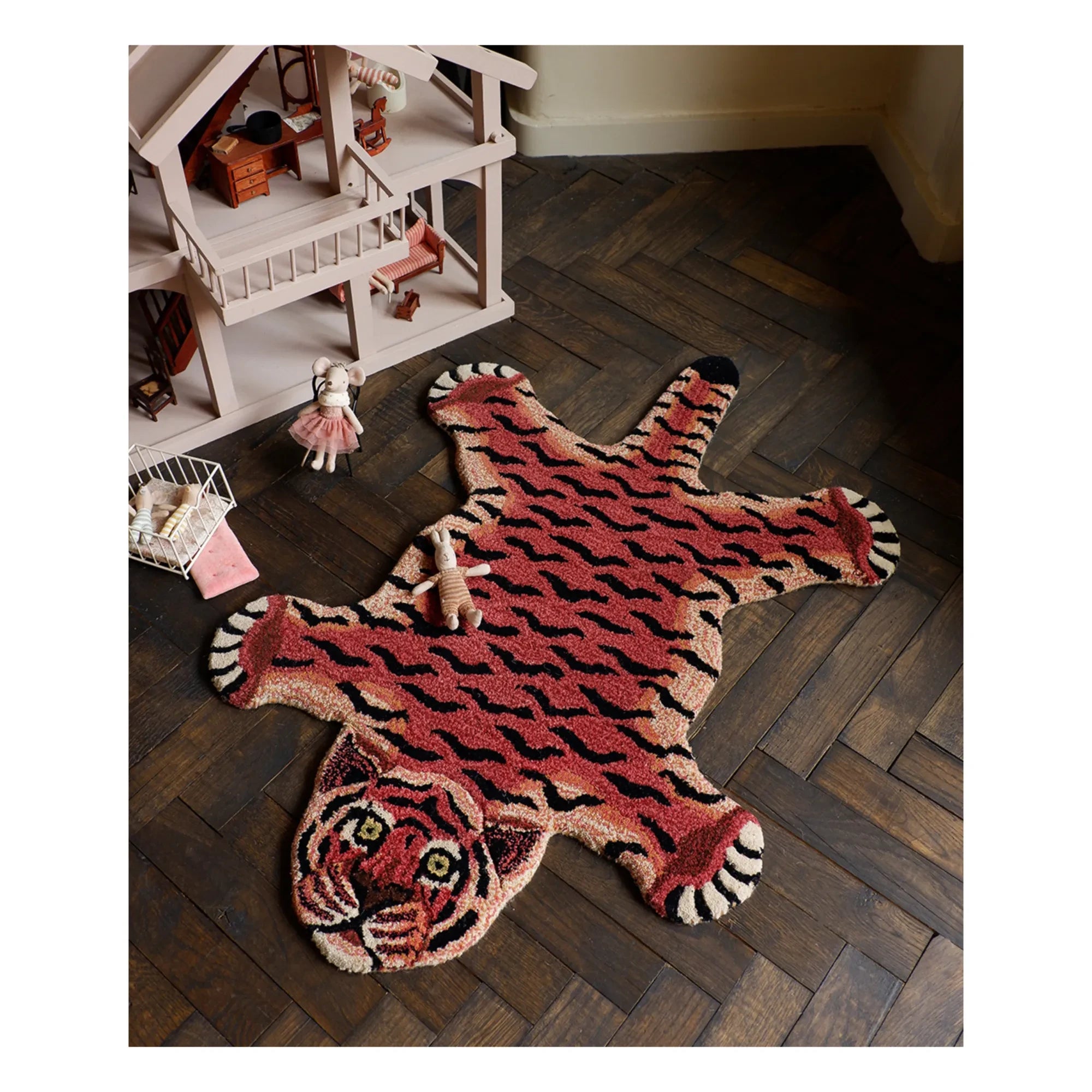 Doing Goods - Tula Wise Wollteppich Tiger | Rot