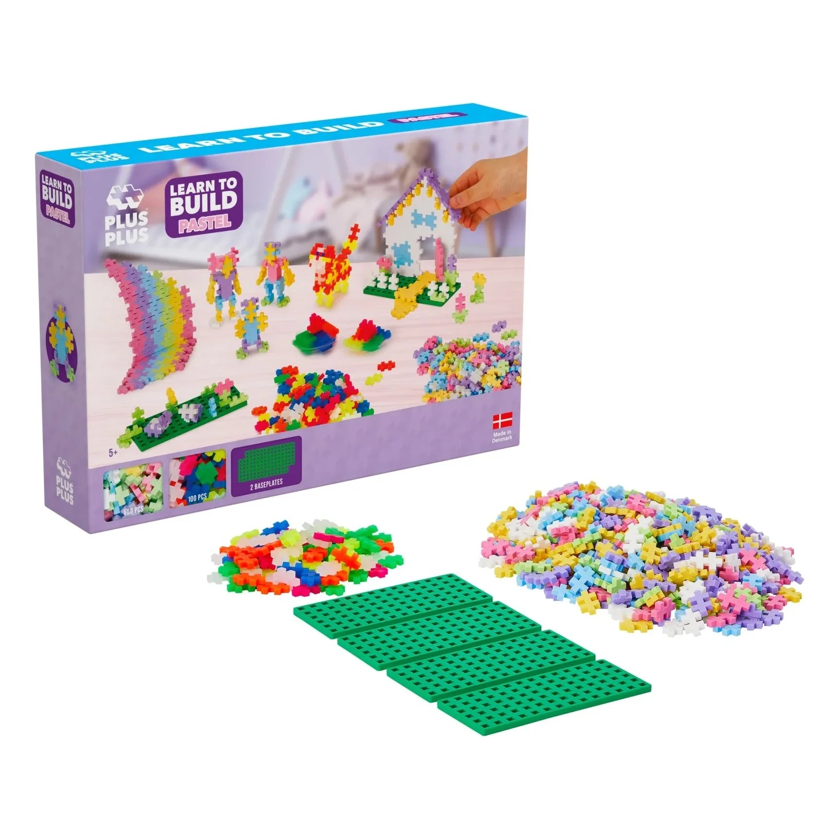 Plus-Plus - Pastell- und Neon-Entdeckerset - 600 Teile