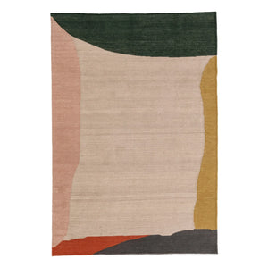 Nanimarquina - Tones Kilim Teppich | Beige-Rosa