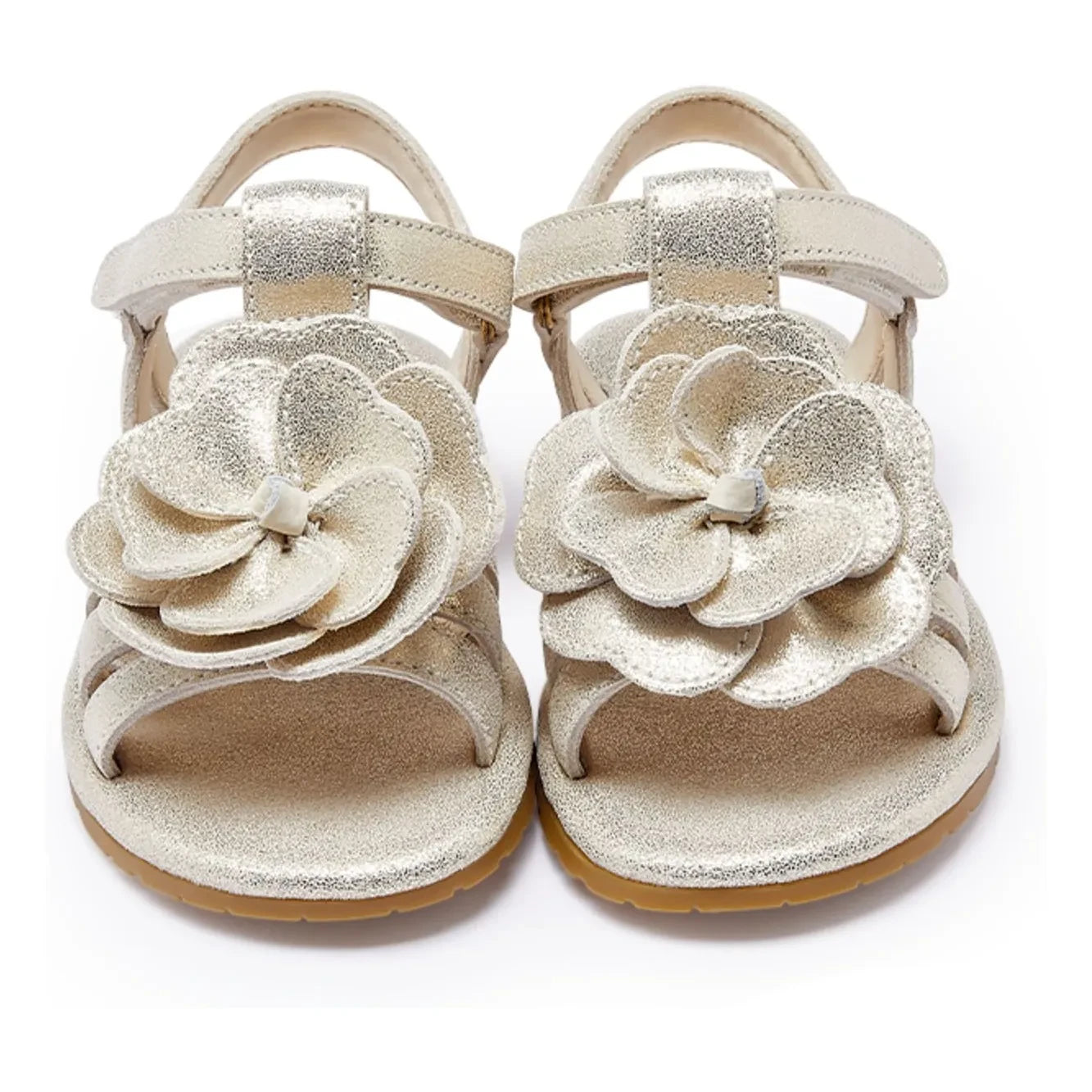 Donsje – Iles Fields Blumensandalen | Silber