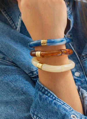 Parabaya - Igarape Mono 1 Armband | Blau