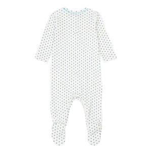 Bonton - Jersey-Schlafanzug mit Stern-Füßen - No Sleep Club Kollektion | Blau