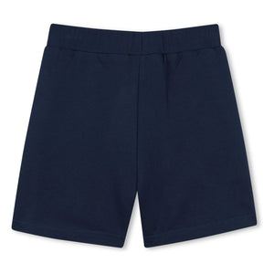 Kenzo - Flower Molton Kurze Shorts | Marineblau