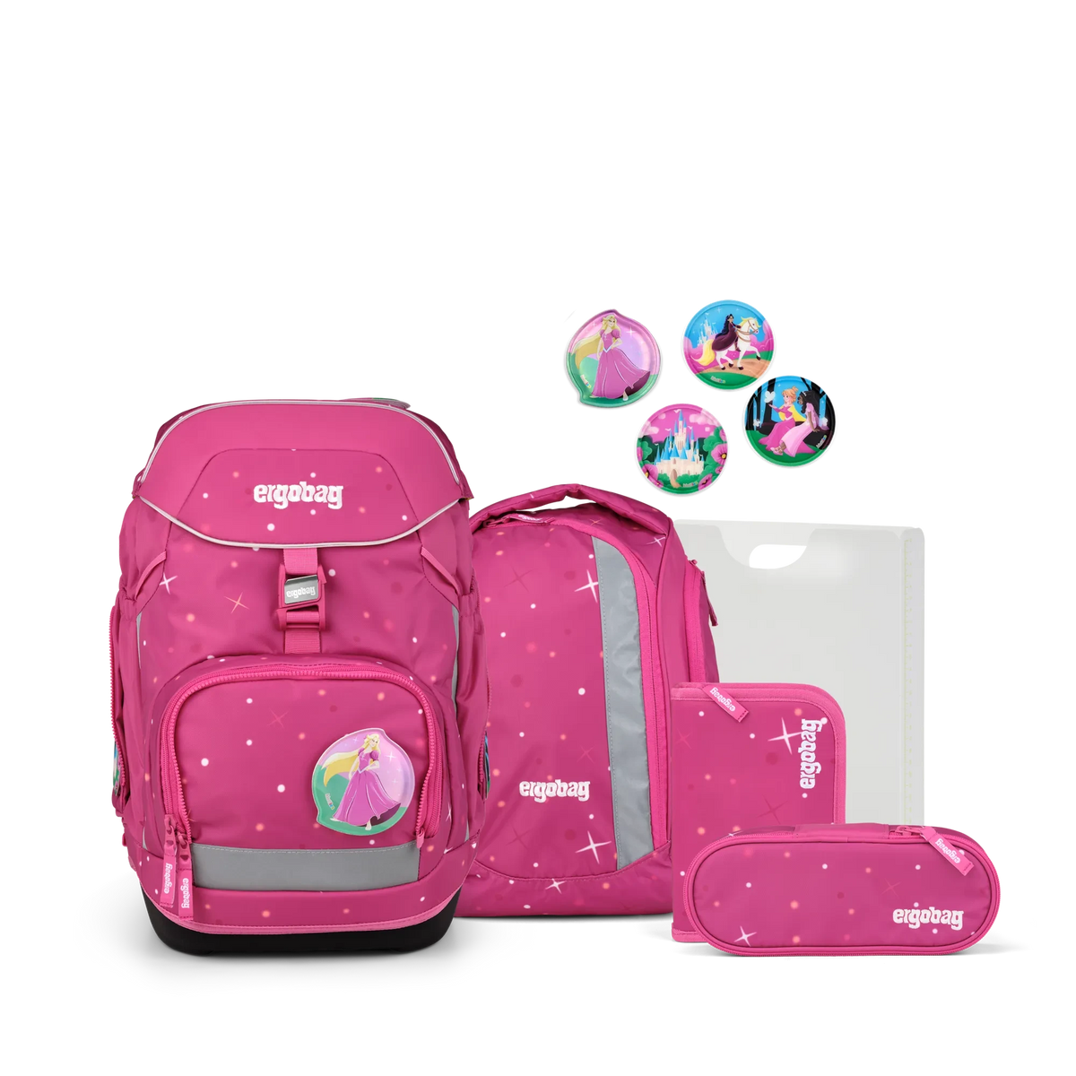 Ergobag - Schulranzen-Set Pack Wonbearcastle