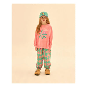 Jelly Mallow - Hose mit Diamantmuster | Türkis