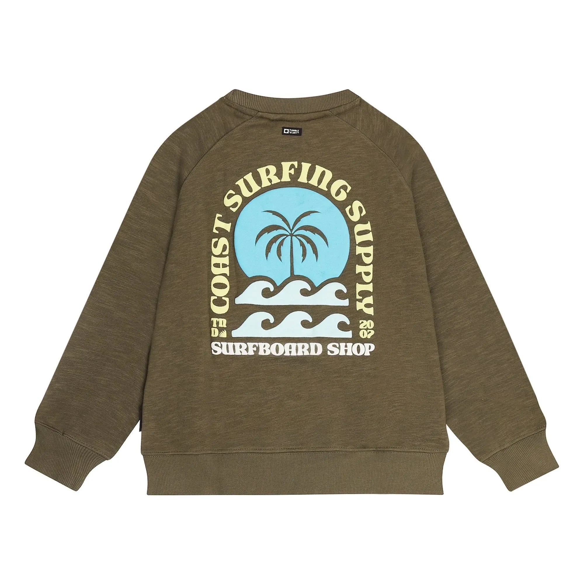 Tumble N'Dry – High Tide Sweatshirt aus Bio-Baumwolle | Khakibraun