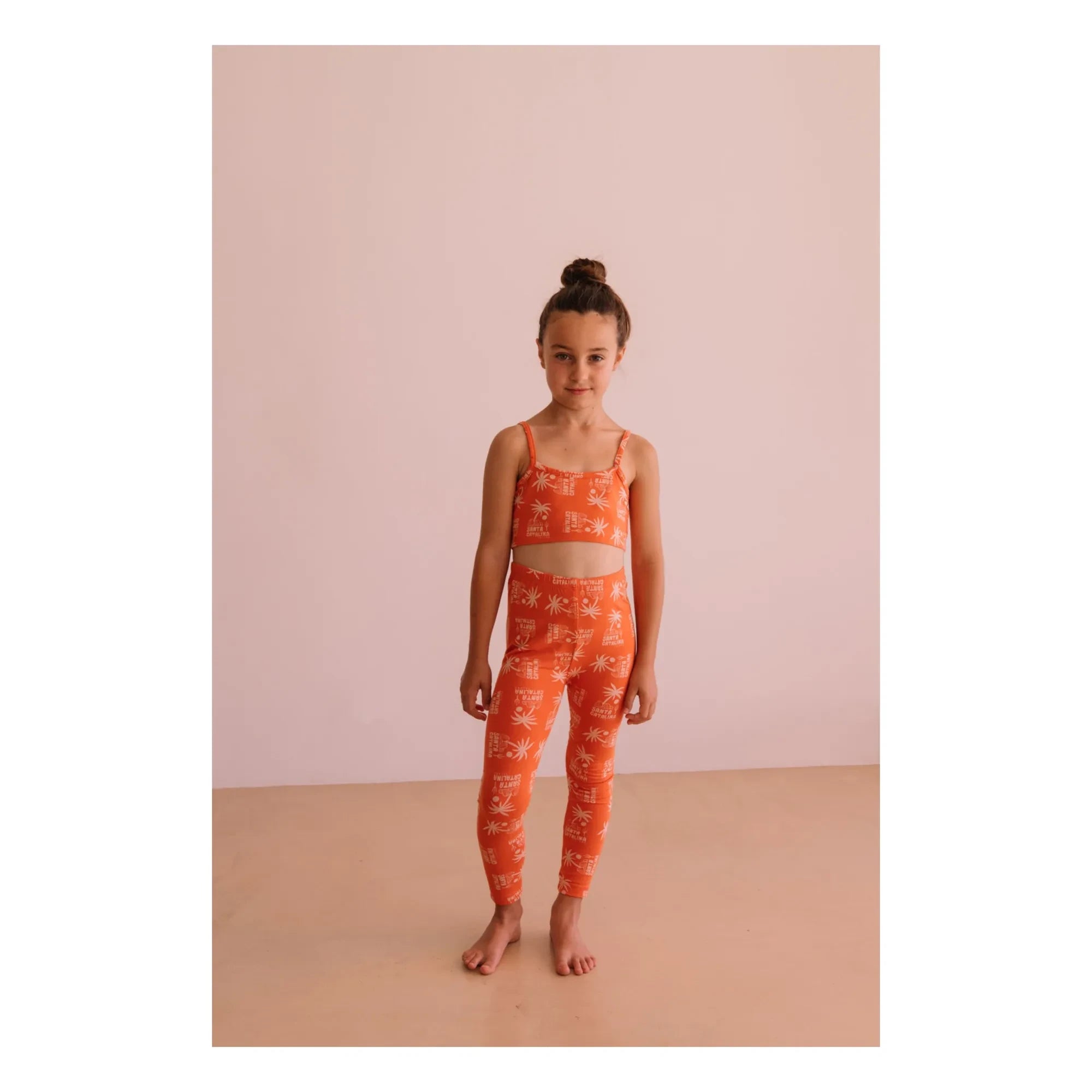 We Are Kids - Nour Palm Bio-Baumwoll-Leggings | Orange