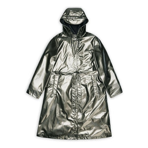 Rains – Langer A-Linien-Mantel W3 | Anthrazit