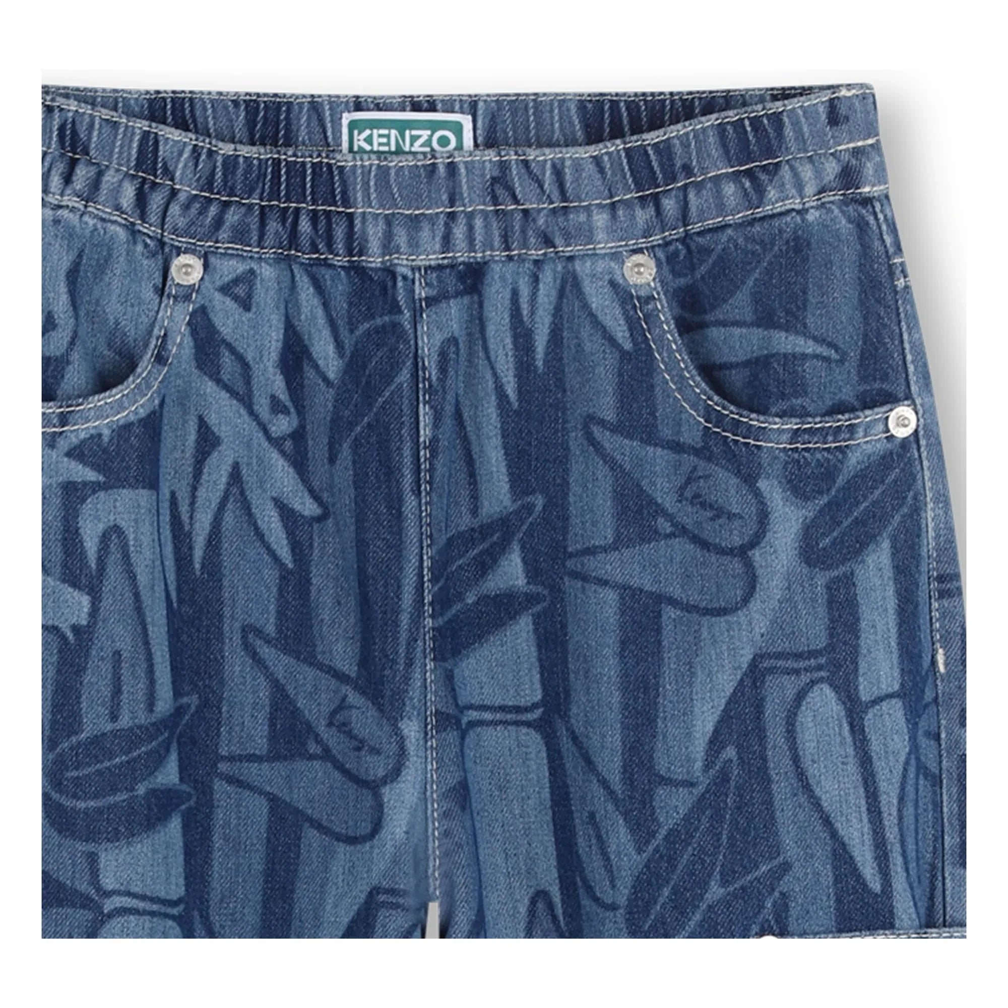 Kenzo - Jean Eden Jungle Bamboo | Blau