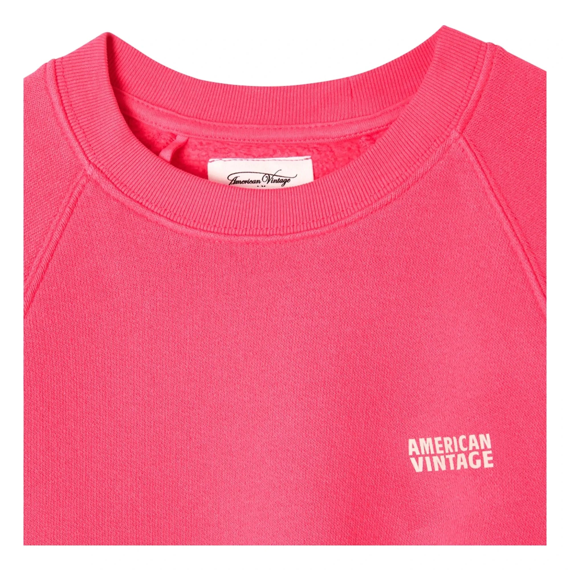 American Vintage - Izubird-Sweatshirt | Leuchtendes Pink