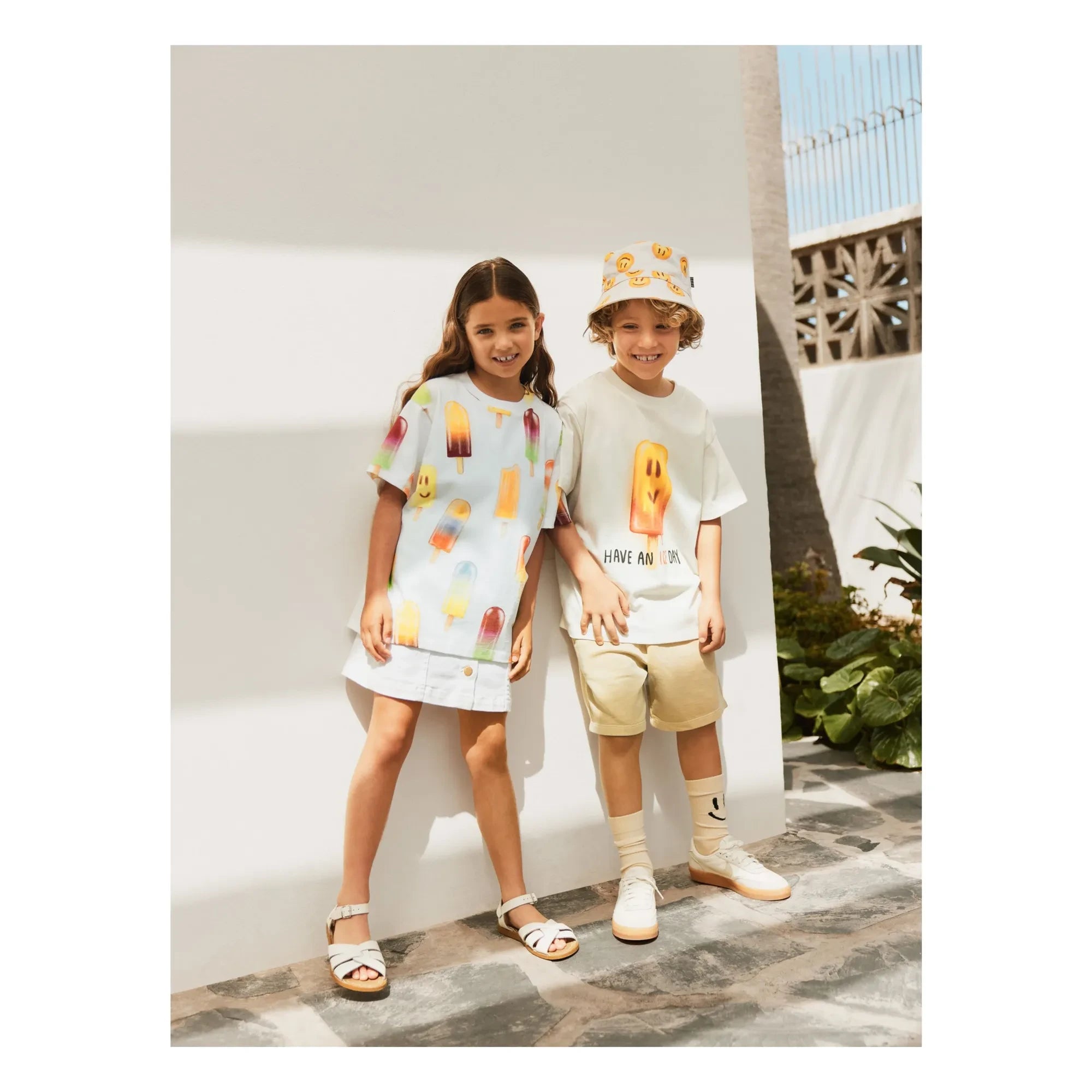 Molo – 2er-Set Socken Norman Smile | Lila