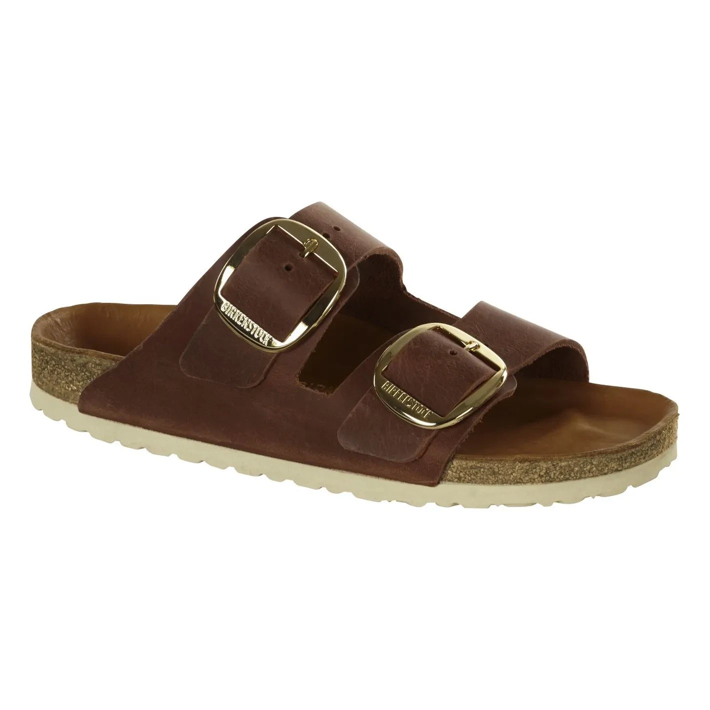 BIRKENSTOCK - Arizona Big Buckle Ledersandalen - Damen Kollektion | Kognak